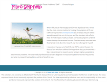 Tablet Screenshot of fibroself-help.com